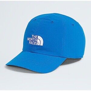 The North Face Blue White Logo Baseball Cap - Adjustable, Lightweight, One Size